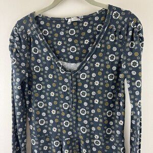 Intimately Free People Home Alone Long Johns XSmall Slim Fit Cozy Thermal Knit